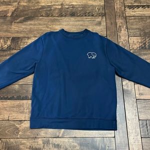 Medium Navy Blue Ivory Ella Crewneck